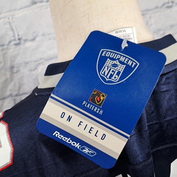 NWT Reebook On Field NFL Jersey New England Patriots Y2K Corey Dillion Medium - Picture 9 of 13